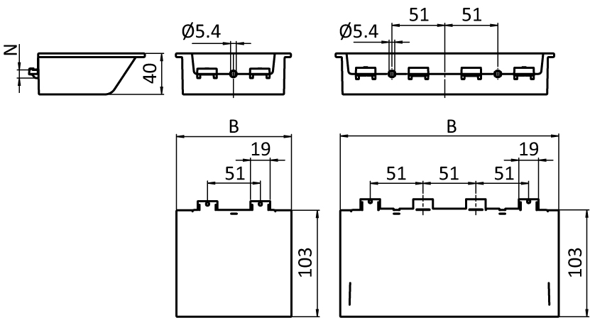 Grab Container 110 / 210 x 105 x 40 - Image 2