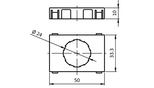 Cage for Ball / Brush Insert D24 - Image 2