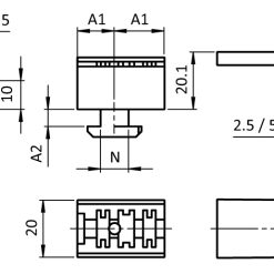 Alternative view of Vario Block 25 CS