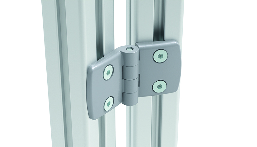 Aluminum Die-cast Combi Hinge 45, Non-detachable, Alu Color - Image 3