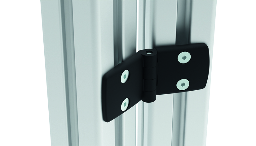 Plastic Combi Hinge 60, Non-detachable, Black - Image 3